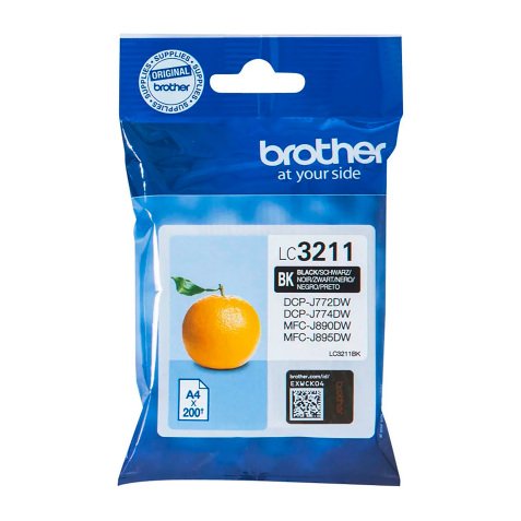Brother LC3211 cartucho original negro