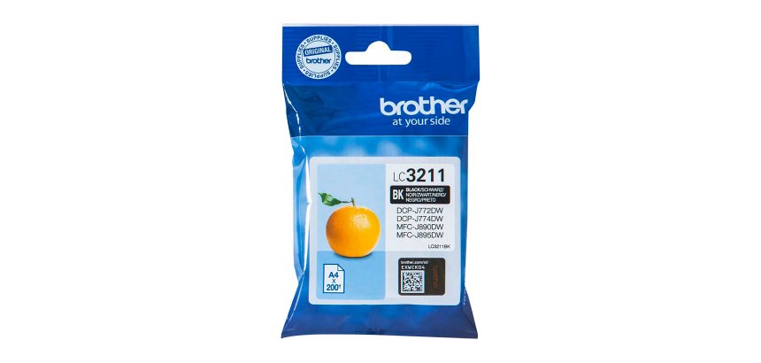 Cartouche Brother LC3211 noire pour imprimante jet d'encre