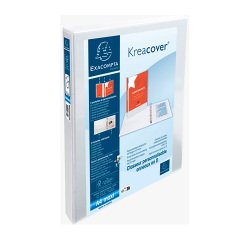 Customizable Exacompta Kreacover 4-ring binder with D 2 cm spine 3.8 cm