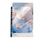 Étui de 100 pochettes perforées Exacompta Extra Strong A4 polypropylène lisse 9/100e