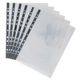 Perforated sleeves Exacompta A4 smooth polypropylene 9/100th - Pack of 100