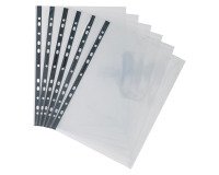 Pochettes perforées Exacompta A4 polypropylène lisse 9/100e - Etui de 100