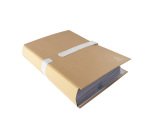 Chemise extensible sans rabat Exacompta à boucle dos 13 cm - Kraft Grège