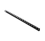 Baguette reliure anneaux plastique 12 mm noir - Boîte de 100