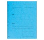 Paquet de 25 dossiers de plaidoirie pré-imprimés Exacompta - 25 x 32 - couleur