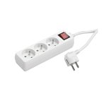 Multiprise 3 prises avec interrupteur - câble 3 m