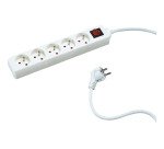 Multiprise 5 prises avec interrupteur - câble 3 m