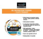 Désodorisant gel Boldair destructeur d'odeurs Fleur d'oranger - Pot de 300 g
