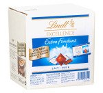 Carrés chocolat lait extra-fin Lindt - Carton de 200