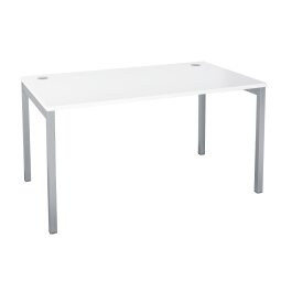 Bureau droit Squadra piètement métal 40 x 40 mm