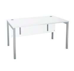 Scrivania Squadra 140 x 80 cm bianca