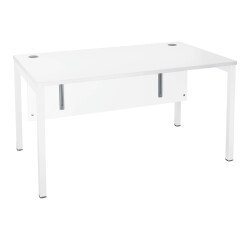 Scrivania Squadra 140 x 80 cm bianca