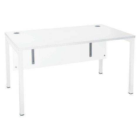 Bureau droit Squadra piètement métal 40 x 40 mm