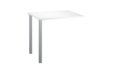 Suspended office desk Squadra L 80 x D 60 cm metal base