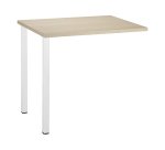 Retour bureau suspendu Squadra L 80 x P 60 cm piètement métal