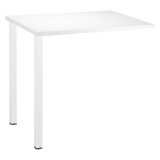 Allungo Squadra 80 x 60 cm bianco