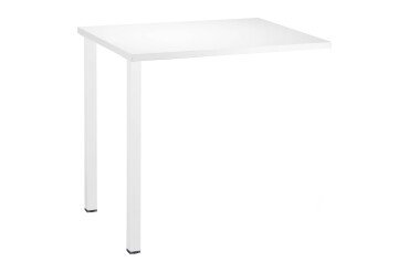 Retour bureau suspendu Squadra L 80 x P 60 cm piètement métal