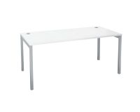 Bureau droit plateau blanc L 160 x P 80 cm - Practica