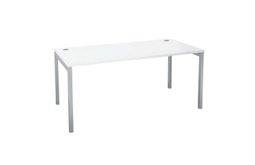 Rechte werkpost Squadra met metalen onderstel