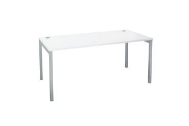 Bureau droit Squadra piètement métal 40 x 40 mm