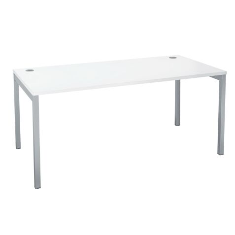 Bureau droit plateau blanc L 160 x P 80 cm - Practica