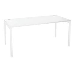 Scrivania Squadra 160 x 80 cm bianca