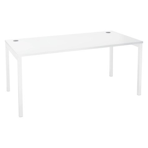 Bureau droit Squadra piètement métal 40 x 40 mm
