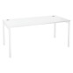 Bureau droit Squadra piètement métal 40 x 40 mm