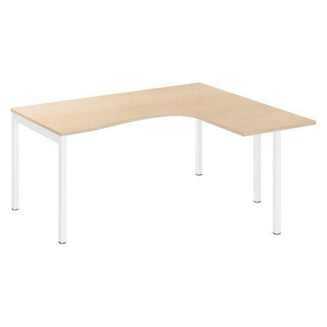 Bureau compact Squadra piètement métal