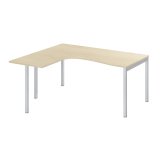 Bureau compact Squadra piètement métal