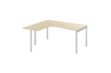 Bureau compact Squadra piètement métal