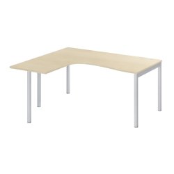 Bureau compact Squadra piètement métal