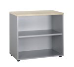 Bibliothèque basse hauteur bureau H 75,5 x L 80 Squadra