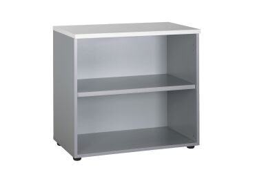 Bibliothèque basse hauteur bureau H 75,5 x L 80 Squadra