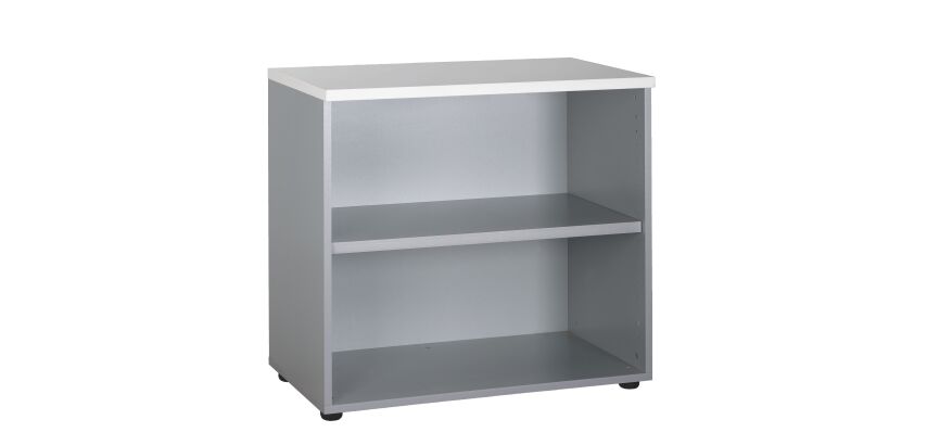 Bibliothèque basse hauteur bureau H 75,5 x L 80 Squadra