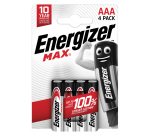 Pile alcaline Energizer Max AAA 4 unità Ministilo