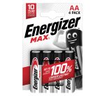 Pile alcaline Energizer Max AA 4 unità