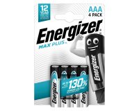 Pile alcaline Energizer Max Plus AAA lr03 1200 mah alcalino 1.5 v 4 4 unità Ministilo