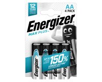Energizer Alkaline Batteries Max Plus AA LR6 2550 mAh 1.5V Pack of 4