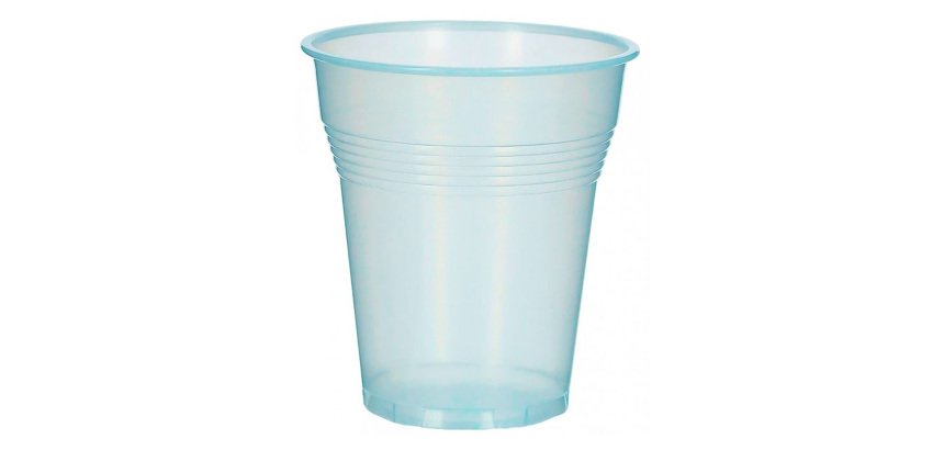Vasos de poliestireno reciclable 15 cl - paquete de 100