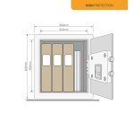 High Security Protection Safe (20.5 L, 38 L) - Yale electronic lock