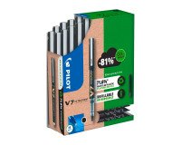 Pack de 10 bolígrafos Pilot Hi-Tecpoint V7 + 30 recargas, 15 gratis