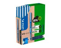 Pack de 10 stylos Hi-Tecpoint V5 Pilot + 30 recharges dont 15 offertes