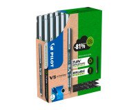 Pack de 10 stylos Hi-Tecpoint V5 Pilot + 30 recharges dont 15 offertes