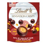 Sensation Crispy noir Lindt - Sachet de 140 g