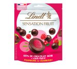 Sensation Fruit noir fruits rouges Lindt - Sachet de 140 g
