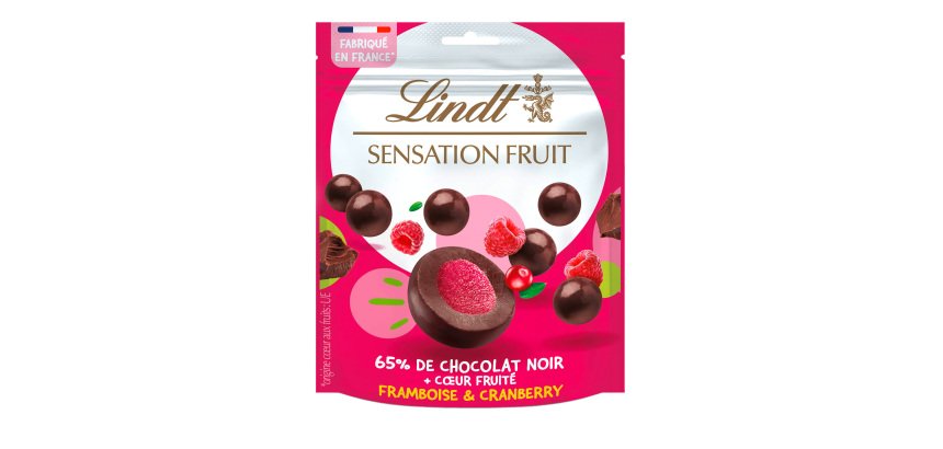 Sensation Fruit noir fruits rouges Lindt - Sachet de 140 g
