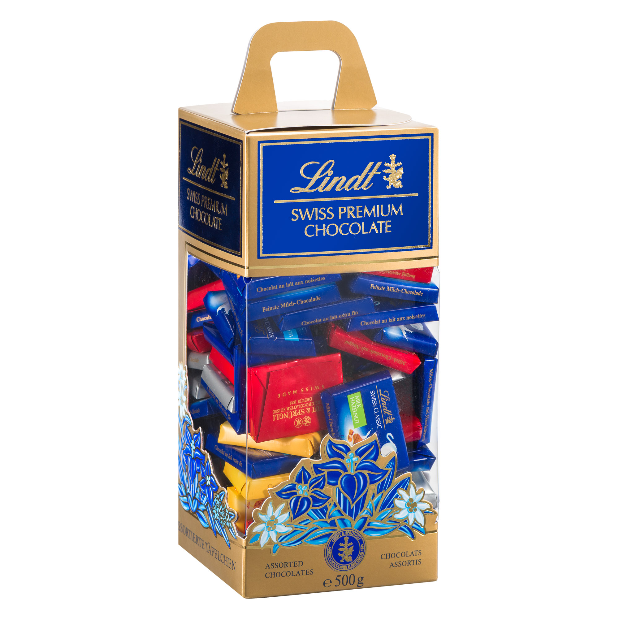 Lindt Swiss Premium Chocolat au lait aux amandes et pistaches 300g