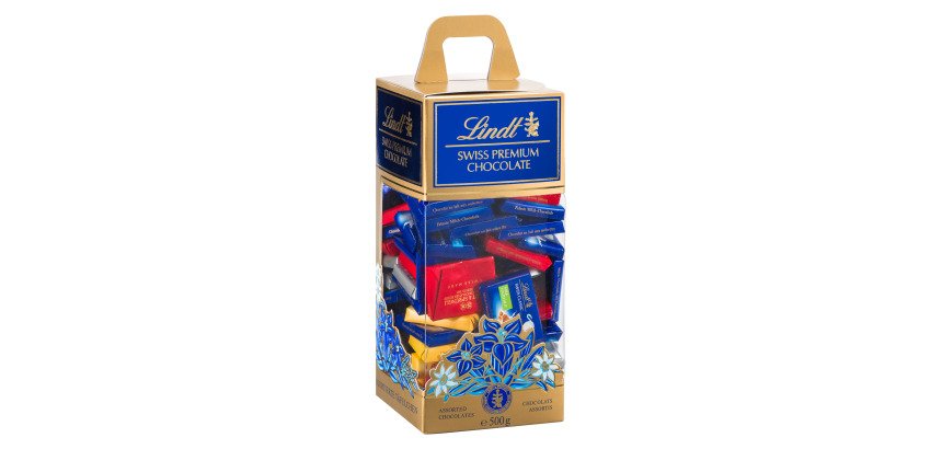 Assortiment de chocolats Napolitains Swiss Premium Lindt - Boîte de 76