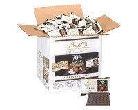 Carrés chocolat noir Excellence  Lindt - Carton de 1,1 kg - 200 pièces